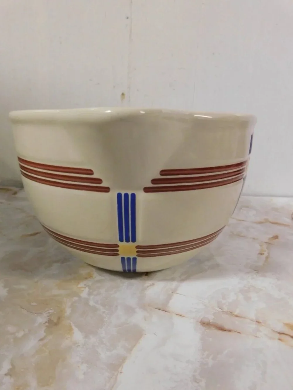*** Longaberger Classic Bold Plaid Batter Bowl 2 Quart ***